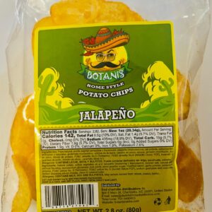 Botanis Home Style potato chips 2.8 oz Jalepeno