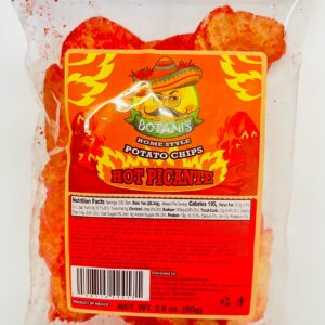 Botanis Home Style potato chips 2.8 oz HOT picante