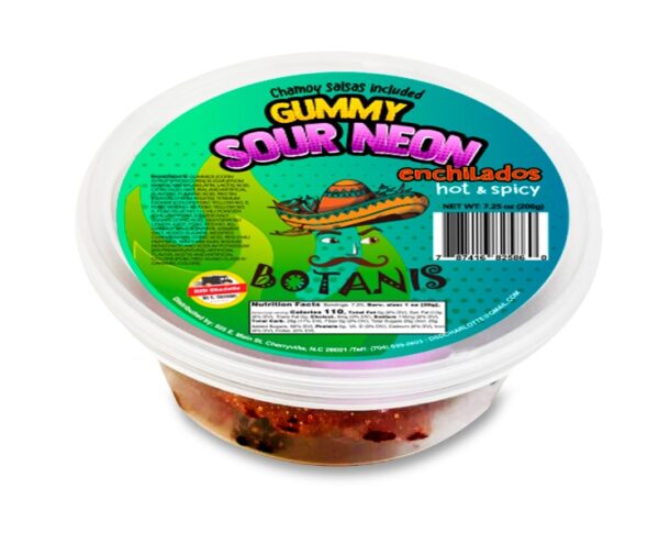 BC Spicy Gummy Sour Neon TRAY
